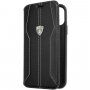 Lamborghini Huracan husă originală din piele pentru iPhone 11 Pro - negru