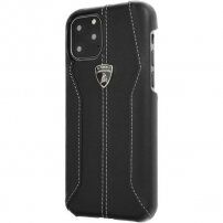 Lamborghini Huracan carcasă Originală din piele pentru iPhone 11 Pro Max - negru