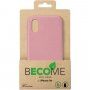 Cellularline Become carcasă ecologică pentru iPhone XR - oldpink