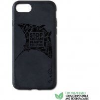 Wilma Matte Manta Eco carcasă bio- degradabilă pentru iPhone 6 / 7 / 8 / SE (2020/2022) - negru