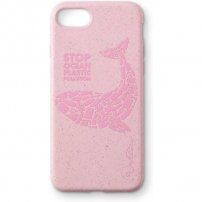 Wilma Matte Whale Eco carcasă bio- degradabilă pentru iPhone 6 / 7 / 8 / SE (2020/2022) - roz