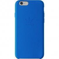 Adidas husă din piele originală cu logo pentru iPhone 6 / 6S - albastru