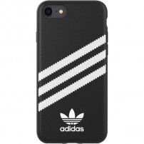 Adidas husă originală cu suprafața din piele pentru iPhone 6 / 6S / 7 / 8 / SE (2020/2022) - negru