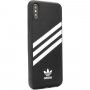 Adidas husă originală cu suprafața din piele pentru iPhone 6 / 6S / 7 / 8 / SE (2020/2022) - negru