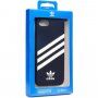 Adidas husă originală cu suprafața din piele pentru iPhone 6 / 6S / 7 / 8 / SE (2020/2022) - negru