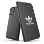 Adidas husă originală flip cu logo pentru iPhone 11 Pro - negru
