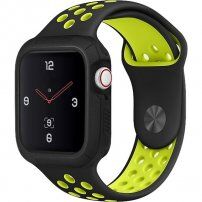 Uniq Proteger husă rezistentă pentru Apple Watch 44mm - negru mat