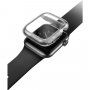 Uniq Garde Hybrid husă cu protector de ecran pentru Apple Watch 44mm - fumuriu