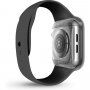 Uniq Garde Hybrid husă cu protector de ecran pentru Apple Watch 44mm - fumuriu