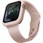 Uniq Lino husă din silicon pentru Apple Watch 40mm - roz deschis