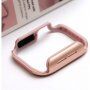 Uniq Valencia husă din metal pentru Apple Watch 44mm - roz deschis