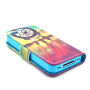 Husă Wallet Shell cu suport, pentru Apple iPhone 4 / 4S – Sunset Dream Catcher
