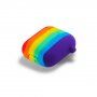 Husă din silicon pentru AirPods 1 / 2 - curcubeu