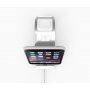 Stand elegant / stație de andocare din aluminiu pentru Apple Watch / iPhone - argintiu