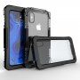 Husă rezistentă la apă si rezistentă pentru iPhone XS Max - negru
