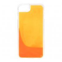 Carcasă fluorescentă tip clepsidră pentru iPhone 6 / 6S - portocaliu