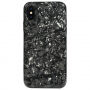 Carcasă din plastic BENKS, rezistentă la şoc, model diamante, pentru iPhone XS / iPhone X - negru