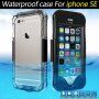 Husă rezistentă și impermeabilă pentru iPhone 5 / 5S / SE (2016) - negru