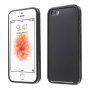 Husă impermeabilă pentru partea din față și spate pentru iPhone 5 / 5S /SE (2016) - negru