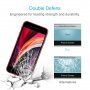 Sticlă securizată 2.5D full cover pentru iPhone SE (2020/2022) - ramă neagră