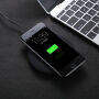 Încărcător wireless / suport de încărcare Qi, pentru iPhone - negru
