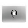 Autocolant decorativ detaşabil Hat-Prince, pentru MacBook - căşti