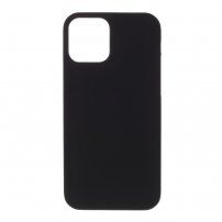 Husă cauciucată mată, pentru iPhone 12 mini - negru