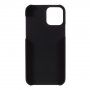 Husă cauciucată mată, pentru iPhone 12 mini - negru
