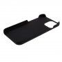 Husă cauciucată mată, pentru iPhone 12 mini - negru