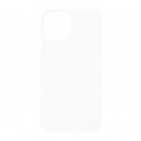Husă cauciucată mată, pentru iPhone 12 mini - alb