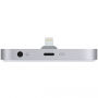 Staţie de andocare originală cu conector lightning, pentru Apple iPhone - gri spaţial