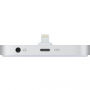 Staţie de andocare originală pentru Apple iPhone, cu conector lightning, - argintiu