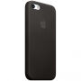 Carcasă originală din piele, pentru Apple iPhone 5S/SE (2016) - negru