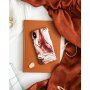 iDeal Of Sweden carcasă model marmură pentru iPhone 6 / 6S / 7 / 8 / SE (2020/2022) - roșu-auriu