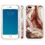 iDeal Of Sweden carcasă model marmură pentru iPhone 6 Plus / 6S Plus / 7 Plus / 8 Plus - roșu-auriu