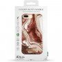 iDeal Of Sweden carcasă model marmură pentru iPhone 6 Plus / 6S Plus / 7 Plus / 8 Plus - roșu-auriu