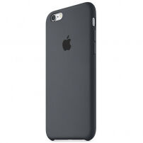 Carcasă originală din silicon, pentru Apple iPhone 6S - gri carbon