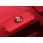 Carcasă cu stand metalic potrivit pentru suporturi magnetice pentru iPhone 5 / 5S / SE (2016) - roșu