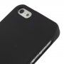 Mercury Goospery carcasă mată din plastic moale pentru iPhone 5 / 5S / SE (2016) - negru