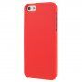 Mercury Goospery carcasă mată din plastic moale pentru iPhone 5 / 5S / SE (2016) - roșu