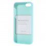 Mercury Goospery carcasă mată din plastic moale pentru iPhone 5 / 5S / SE (2016) - turcoaz
