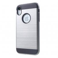 Carcasă cu textură șlefuită, pentru iPhone XR - gri