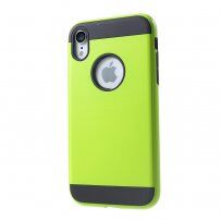 Carcasă cu textură șlefuită, pentru iPhone XR - verde