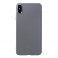 Roar carcasă mată din plastic moale pentru iPhone XS Max - gri