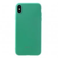 Roar carcasă mată din plastic moale pentru iPhone XS Max - turcoaz