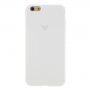 Carcasă din silicon cu inimă pentru iPhone 6 / 6S - alb