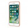 Carcasă din silicon cu inimă pentru iPhone 6 / 6S - portocaliu
