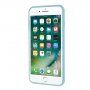 Carcasă din silicon cu inimă pentru iPhone 6 / 6S - albastru deschis