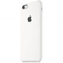 Carcasă originală din silicon, pentru Apple iPhone 6S - alb
