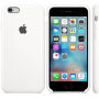 Carcasă originală din silicon, pentru Apple iPhone 6S - alb